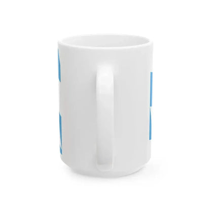 Flag of Bavaria lozengy variant Germany - White Coffee Mug - Go Mug Yourself
