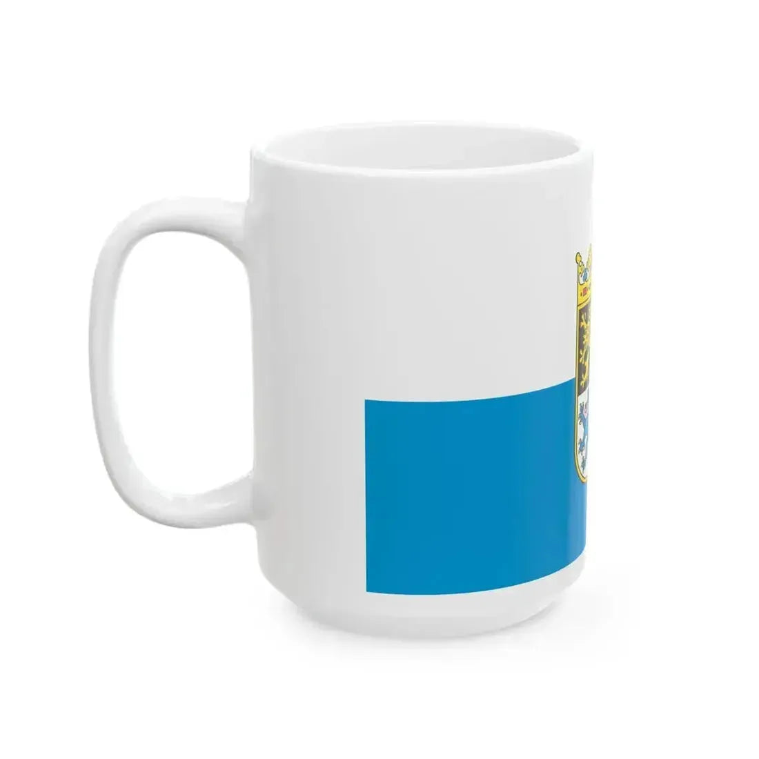 Flag of Bavaria state (Germany) White Coffee Mug - Go Mug Yourself