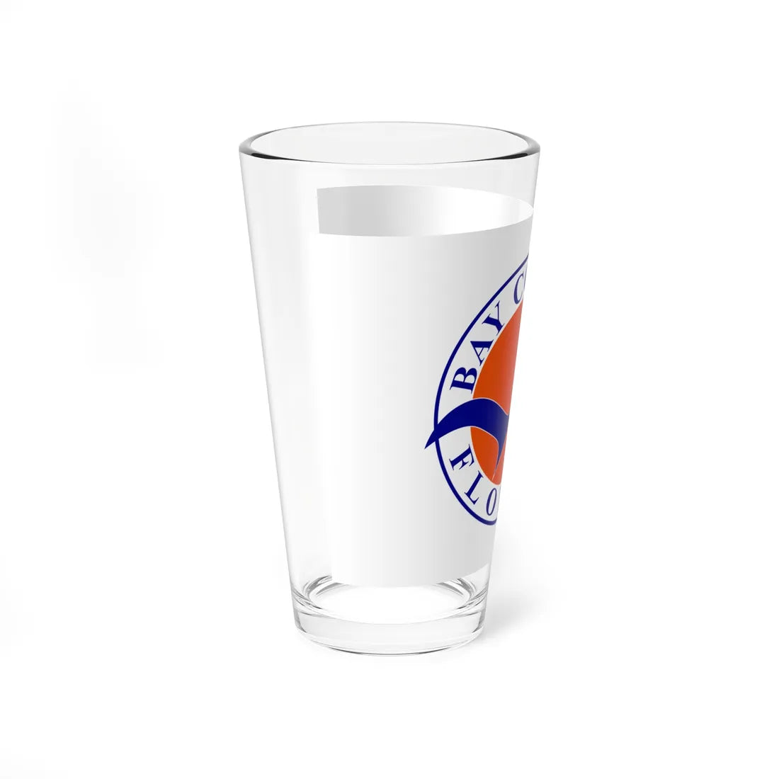 Flag of Bay County Florida (United States) Pint Glass 16oz - Go Mug Yourself