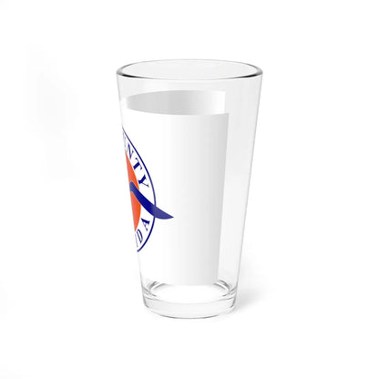 Flag of Bay County Florida (United States) Pint Glass 16oz - Go Mug Yourself