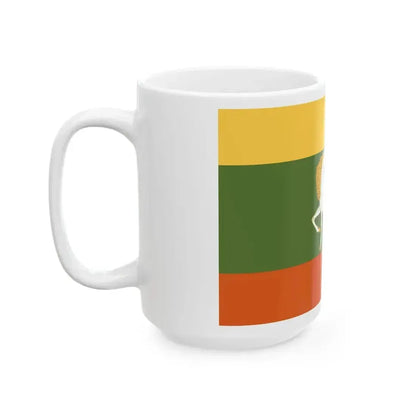 Flag of Baymaksky rayon (Russia) White Coffee Mug - Go Mug Yourself