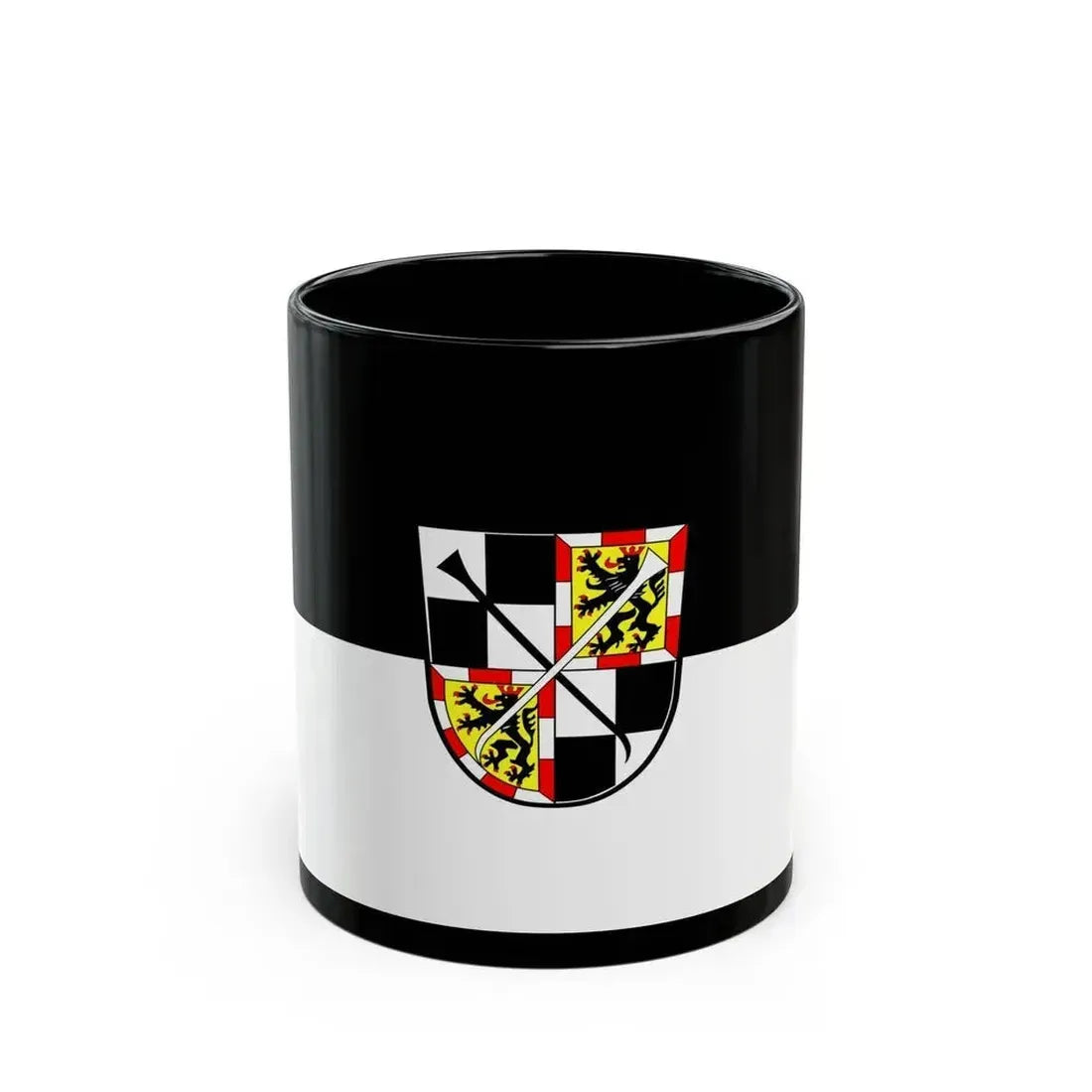 Flag of Bayreuth 2 Germany - Black Coffee Mug 11oz - Go Mug Yourself