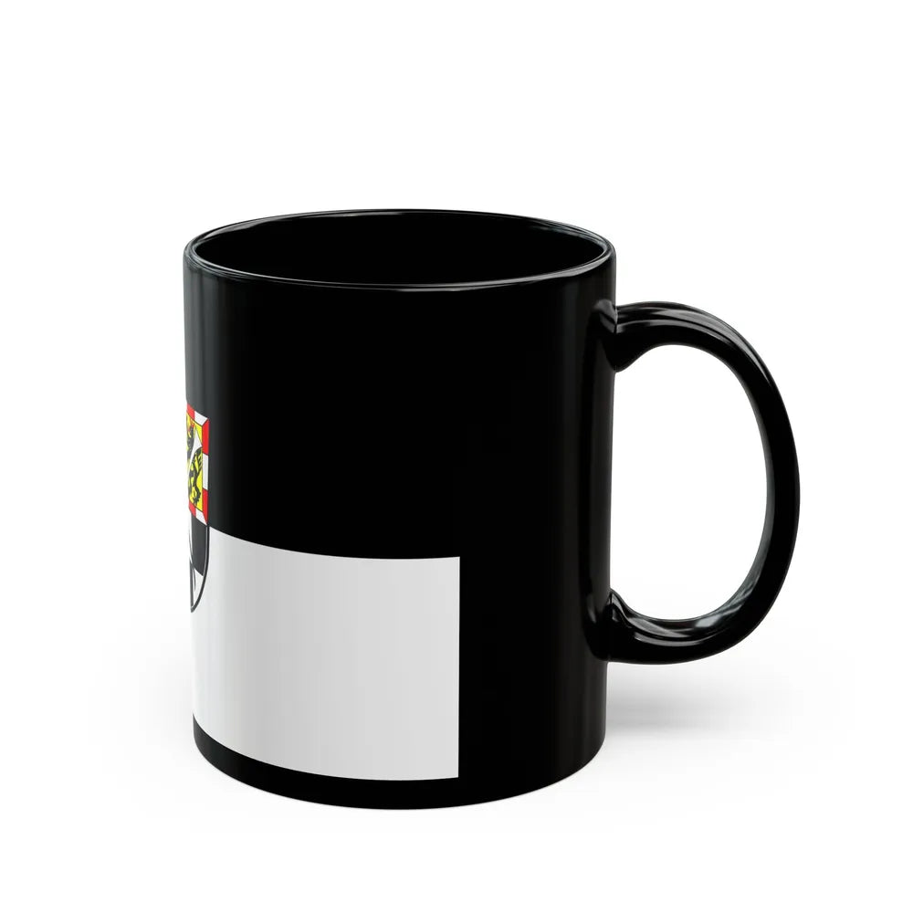 Flag of Bayreuth 2 Germany - Black Coffee Mug-Go Mug Yourself