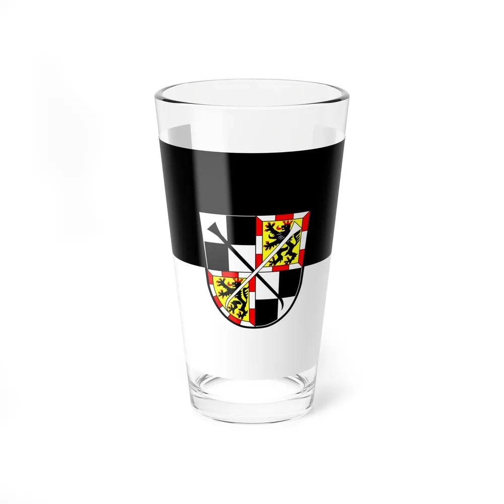 Flag of Bayreuth 2 Germany - Pint Glass 16oz-16oz-Go Mug Yourself