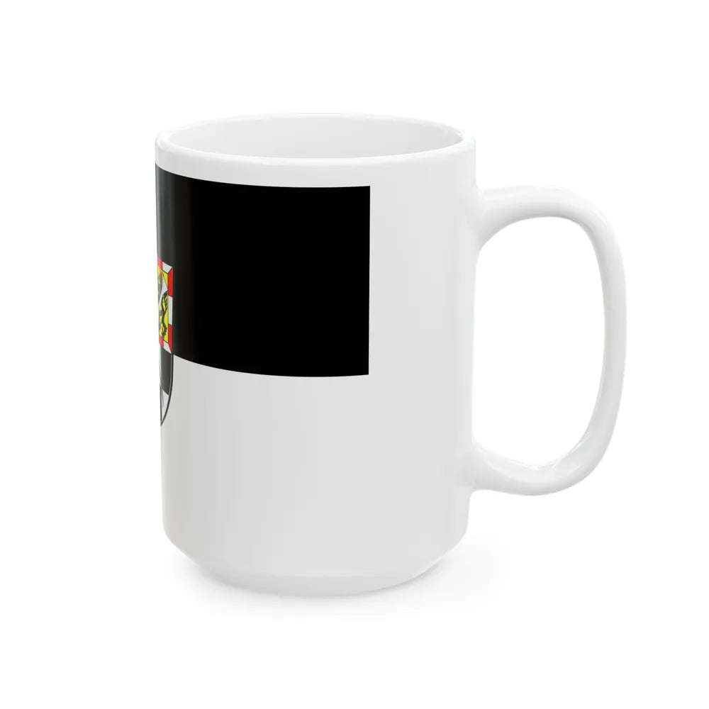 Flag of Bayreuth 2 Germany - White Coffee Mug-Go Mug Yourself