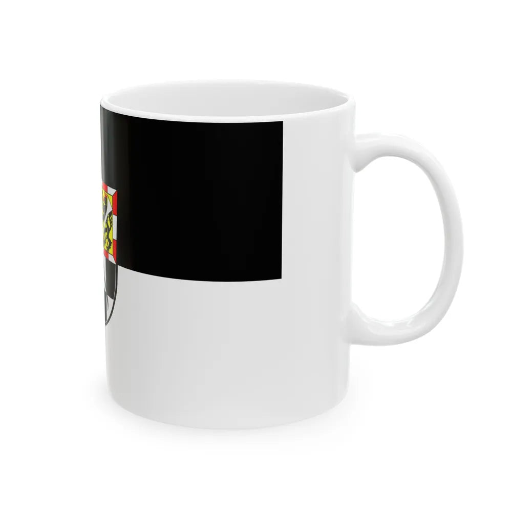 Flag of Bayreuth 2 Germany - White Coffee Mug-Go Mug Yourself