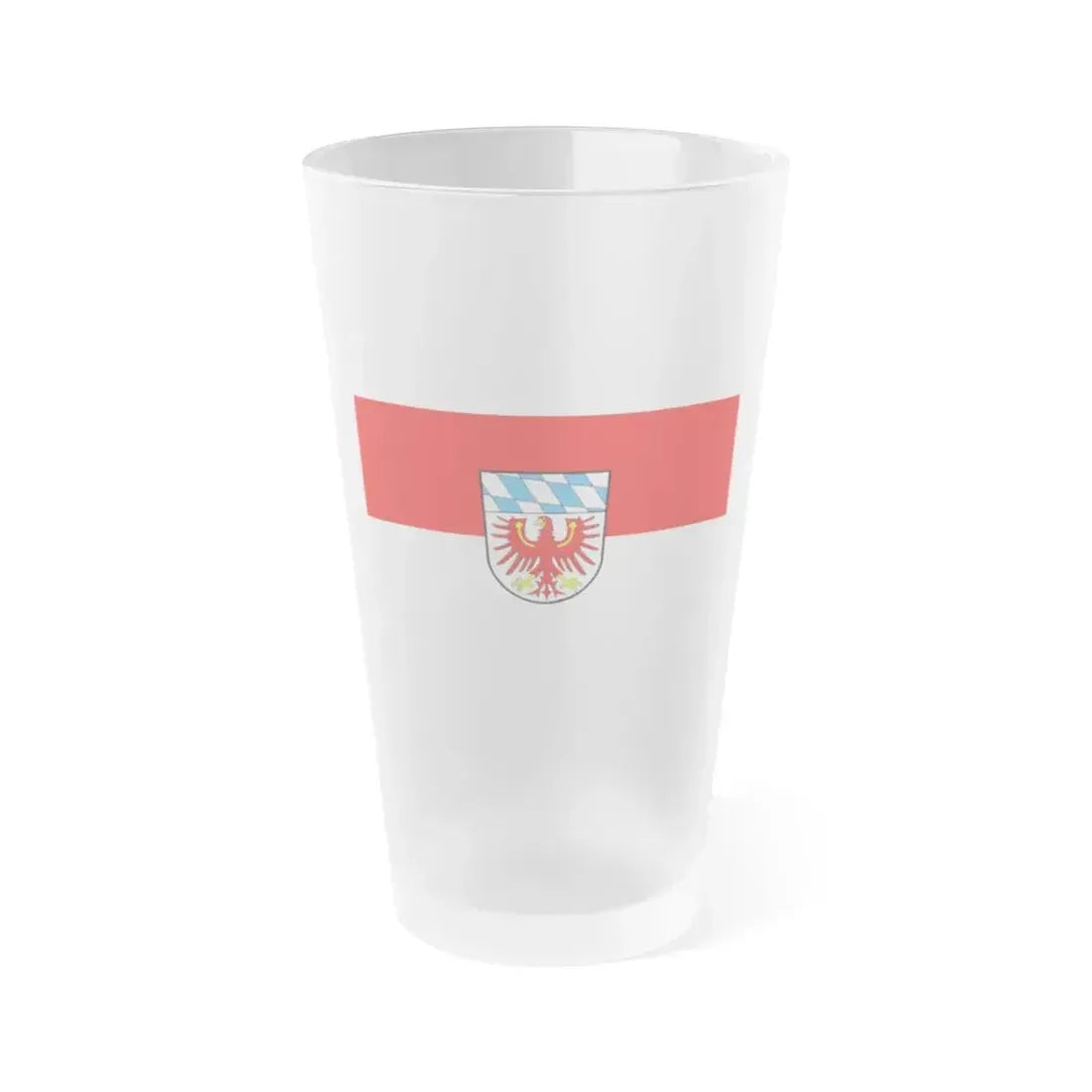 Flag of Bayreuth Germany - Frosted Pint Glass 16oz 16oz Frosted - Go Mug Yourself