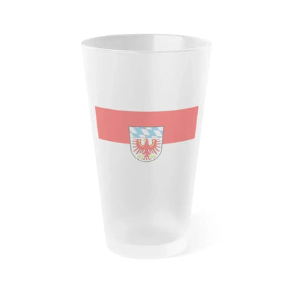 Flag of Bayreuth Germany - Frosted Pint Glass 16oz 16oz Frosted - Go Mug Yourself