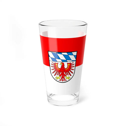 Flag of Bayreuth Germany - Pint Glass 16oz-16oz-Go Mug Yourself