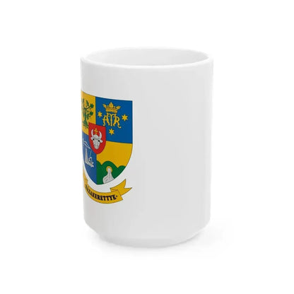 Flag of Bazakerettye (Hungary) White Coffee Mug 15oz - Go Mug Yourself