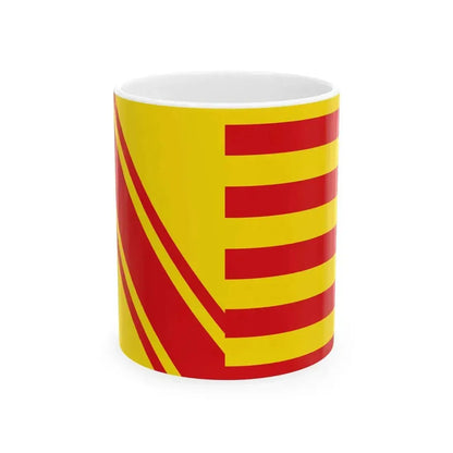 Flag of Beauraing (Belgium) White Coffee Mug 11oz - Go Mug Yourself