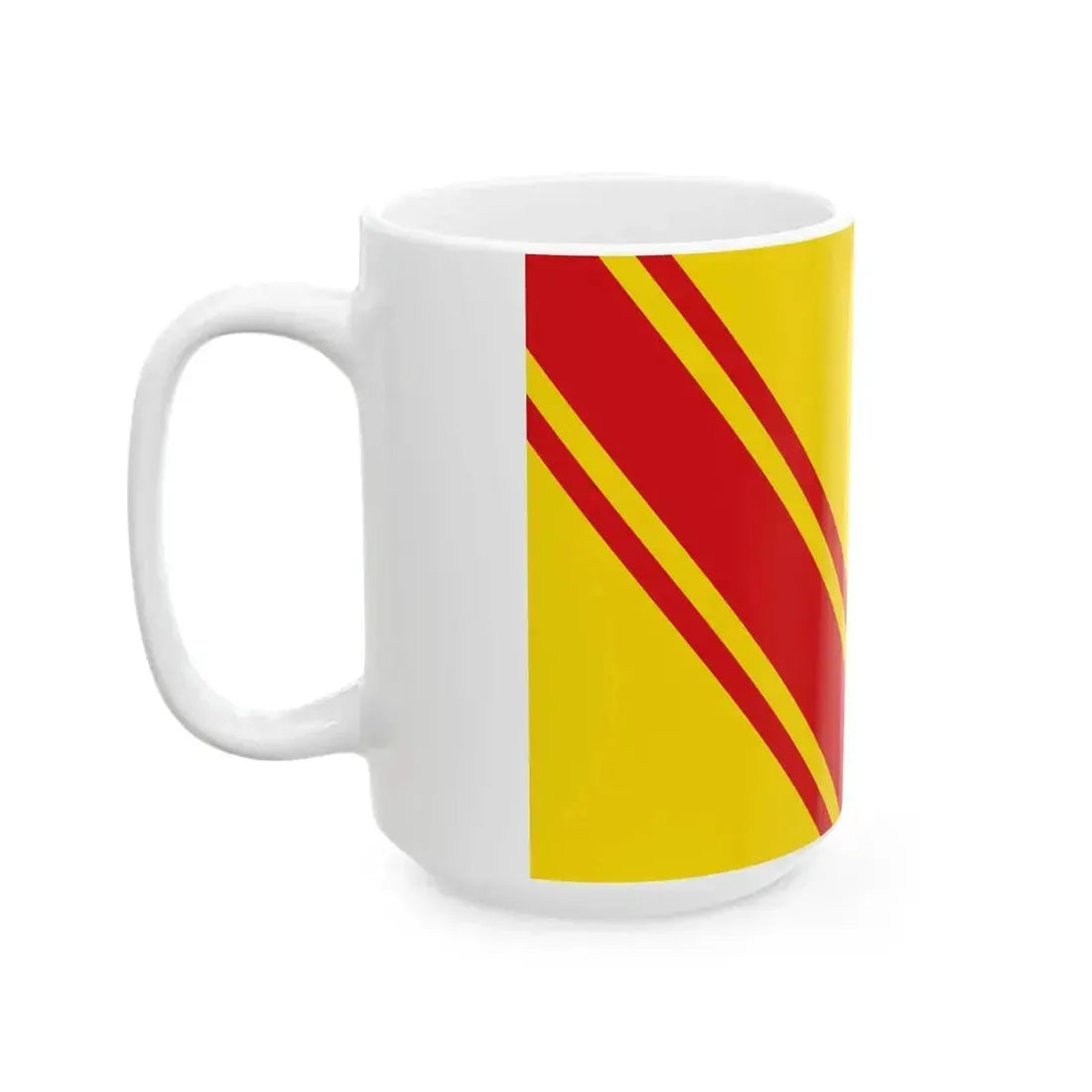 Flag of Beauraing (Belgium) White Coffee Mug - Go Mug Yourself