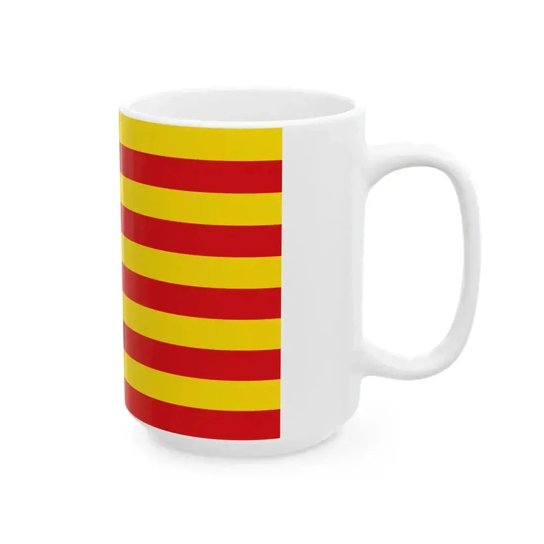 Flag of Beauraing (Belgium) White Coffee Mug - Go Mug Yourself