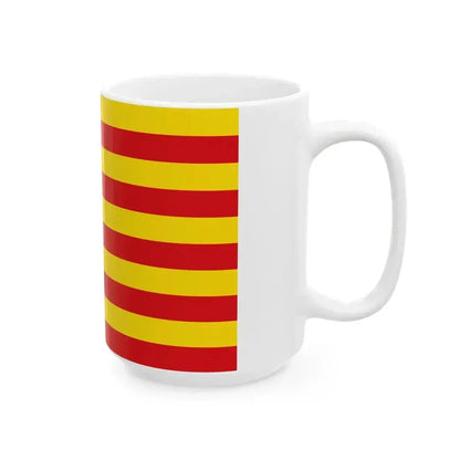 Flag of Beauraing (Belgium) White Coffee Mug - Go Mug Yourself
