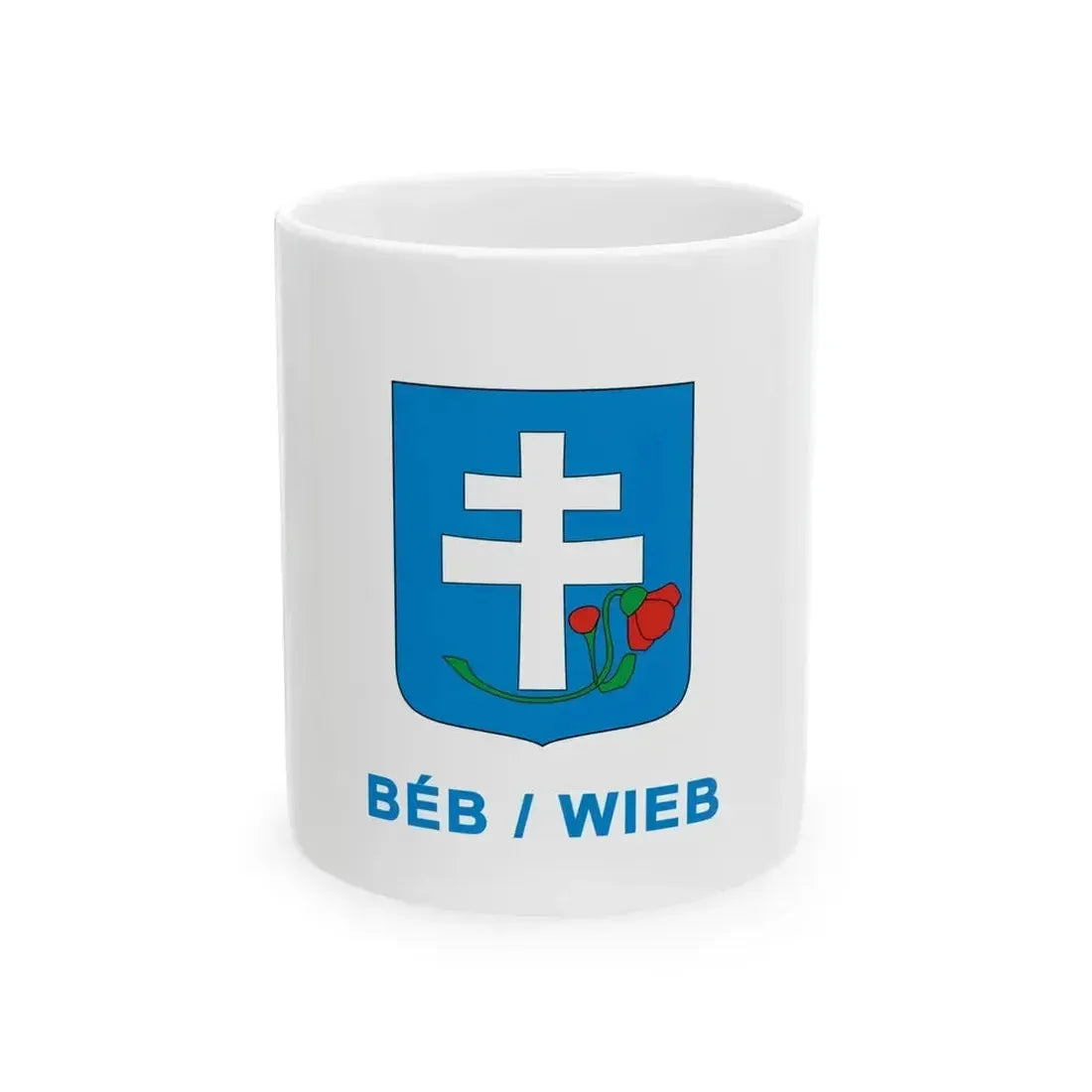 Flag of Beb variant (Hungary) White Coffee Mug 11oz - Go Mug Yourself