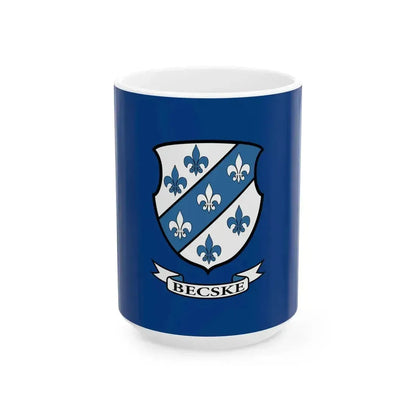 Flag of Becske (Hungary) White Coffee Mug 15oz - Go Mug Yourself
