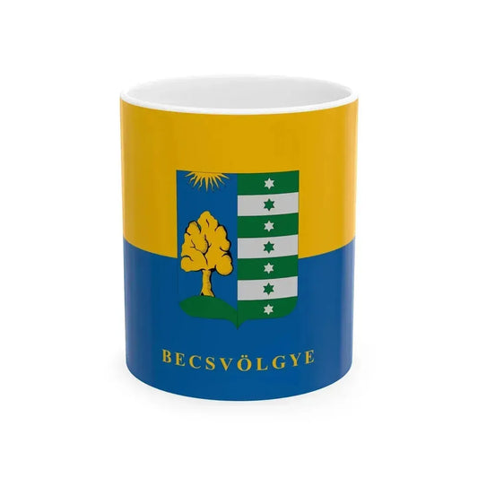 Flag of Becsvolgye (Hungary) White Coffee Mug 11oz - Go Mug Yourself