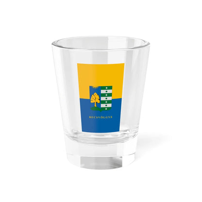 Flag of Becsvolgye vertical (Hungary) Shot Glass 1.5oz 1.5oz - Go Mug Yourself