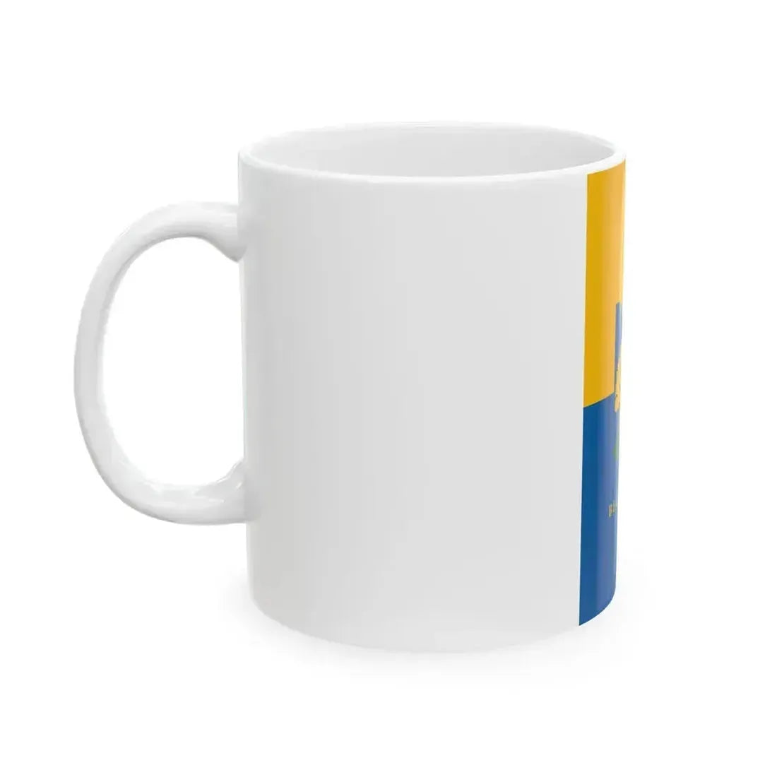 Flag of Becsvolgye vertical (Hungary) White Coffee Mug - Go Mug Yourself