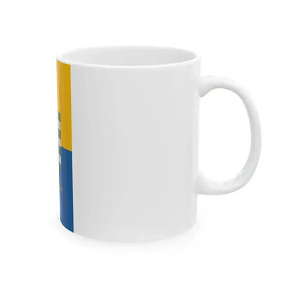 Flag of Becsvolgye vertical (Hungary) White Coffee Mug - Go Mug Yourself