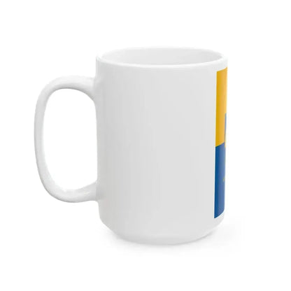 Flag of Becsvolgye vertical (Hungary) White Coffee Mug - Go Mug Yourself