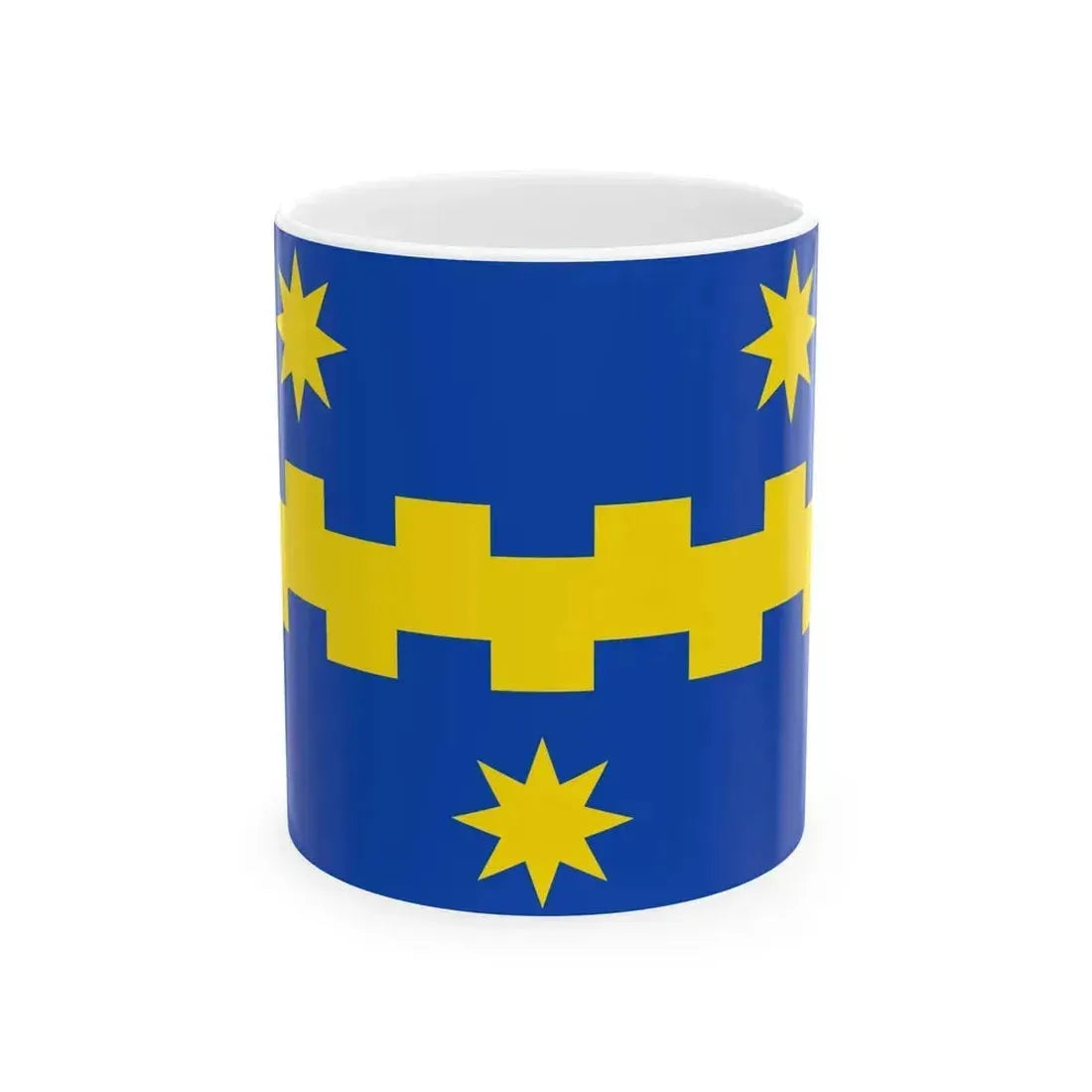 Flag of Beerse (Belgium) White Coffee Mug 11oz - Go Mug Yourself