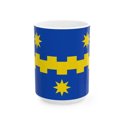 Flag of Beerse (Belgium) White Coffee Mug 15oz - Go Mug Yourself