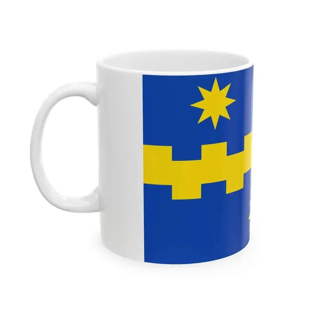 Flag of Beerse (Belgium) White Coffee Mug - Go Mug Yourself