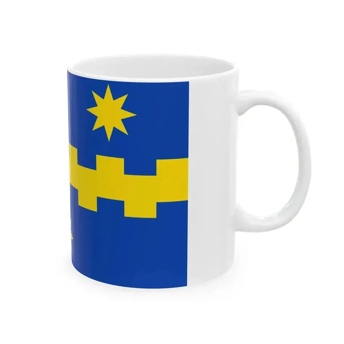 Flag of Beerse (Belgium) White Coffee Mug - Go Mug Yourself