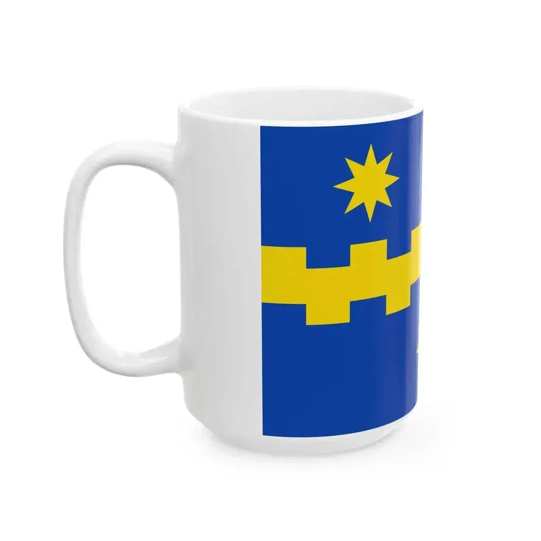 Flag of Beerse (Belgium) White Coffee Mug - Go Mug Yourself