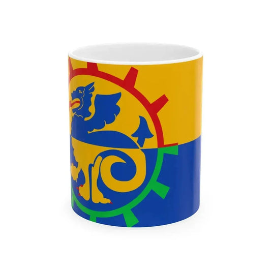 Flag of Beesel (Netherlands) White Coffee Mug 11oz - Go Mug Yourself