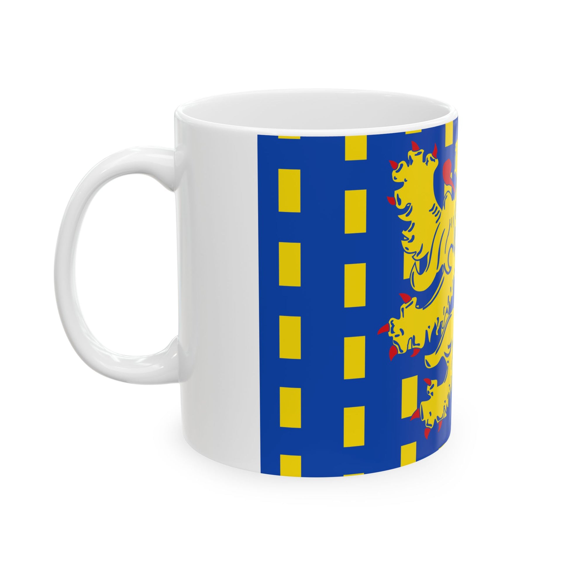 Flag of Bekkevoort (Belgium) White Coffee Mug-Go Mug Yourself