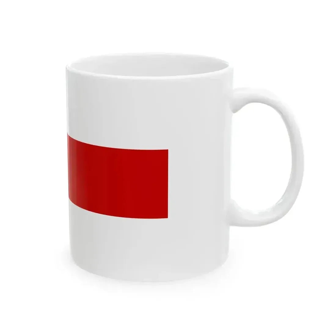 Flag of Belarus 1918 1991-1995 3-2 (Belarus) White Coffee Mug - Go Mug Yourself