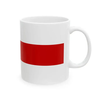 Flag of Belarus 1918 1991-1995 (Belarus) White Coffee Mug - Go Mug Yourself