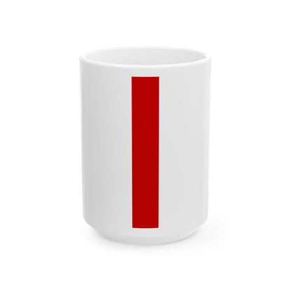 Flag of Belarus 1918 1991-1995 vertical (Belarus) White Coffee Mug-15oz-Go Mug Yourself