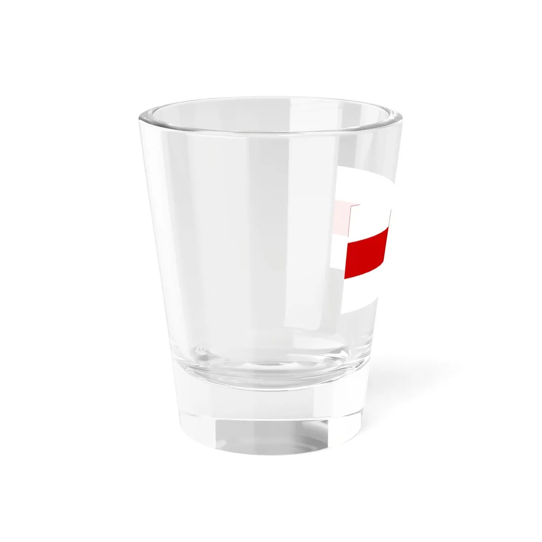 Flag of Belarus 1918 1991-1995 with Pahonia womens version (Belarus) (Coat of Arms) Shot Glass 1.5oz - Go Mug Yourself