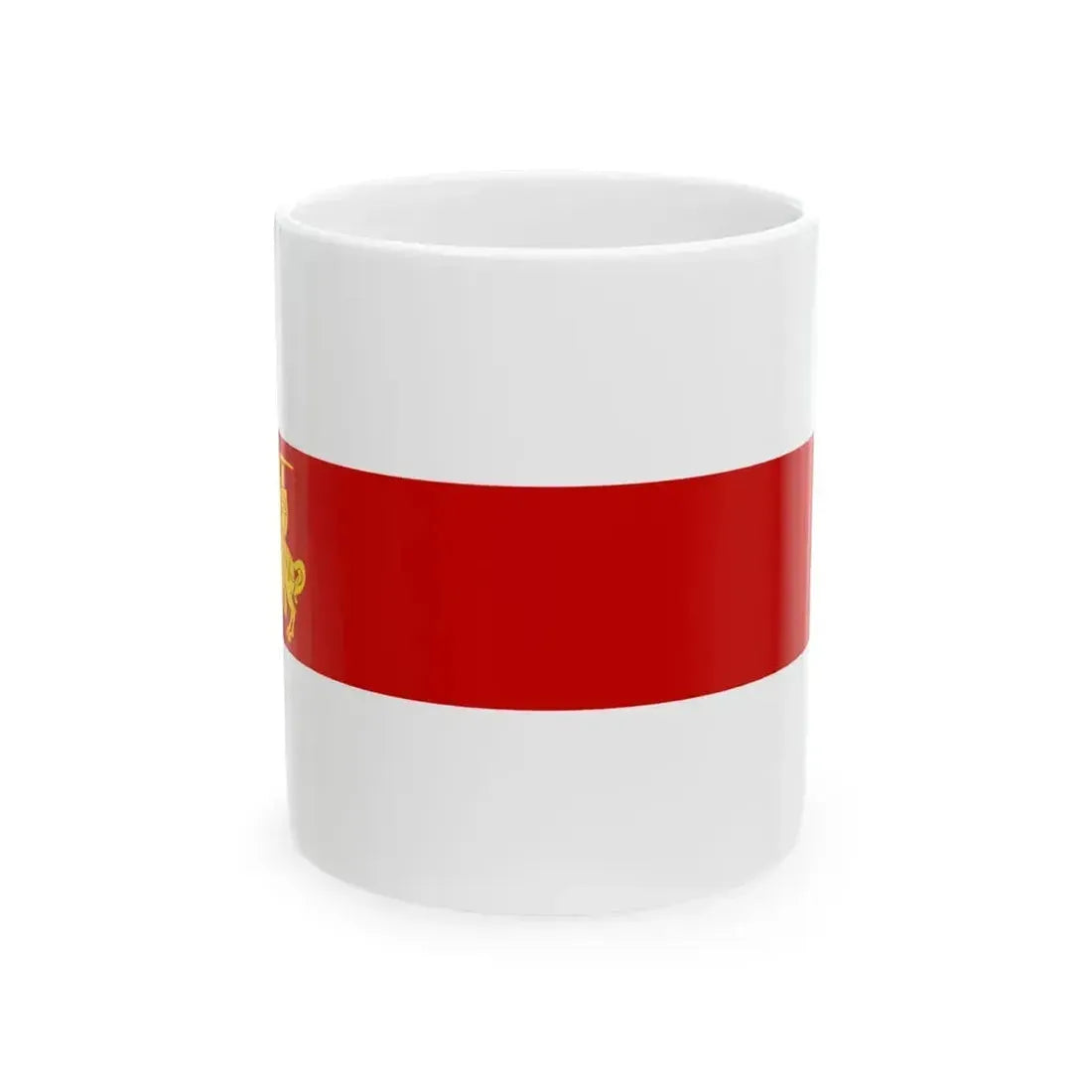 Flag of Belarus 1991-1995 Unofficial Variant (Belarus) White Coffee Mug 11oz - Go Mug Yourself