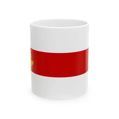 Flag of Belarus 1991-1995 Unofficial Variant (Belarus) White Coffee Mug 11oz - Go Mug Yourself