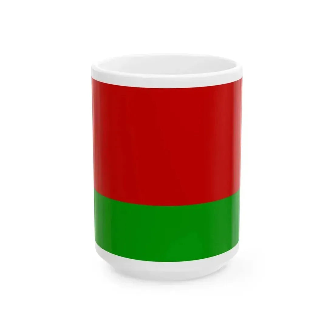 Flag of Belarus 1995-2012 (Belarus) White Coffee Mug 15oz - Go Mug Yourself