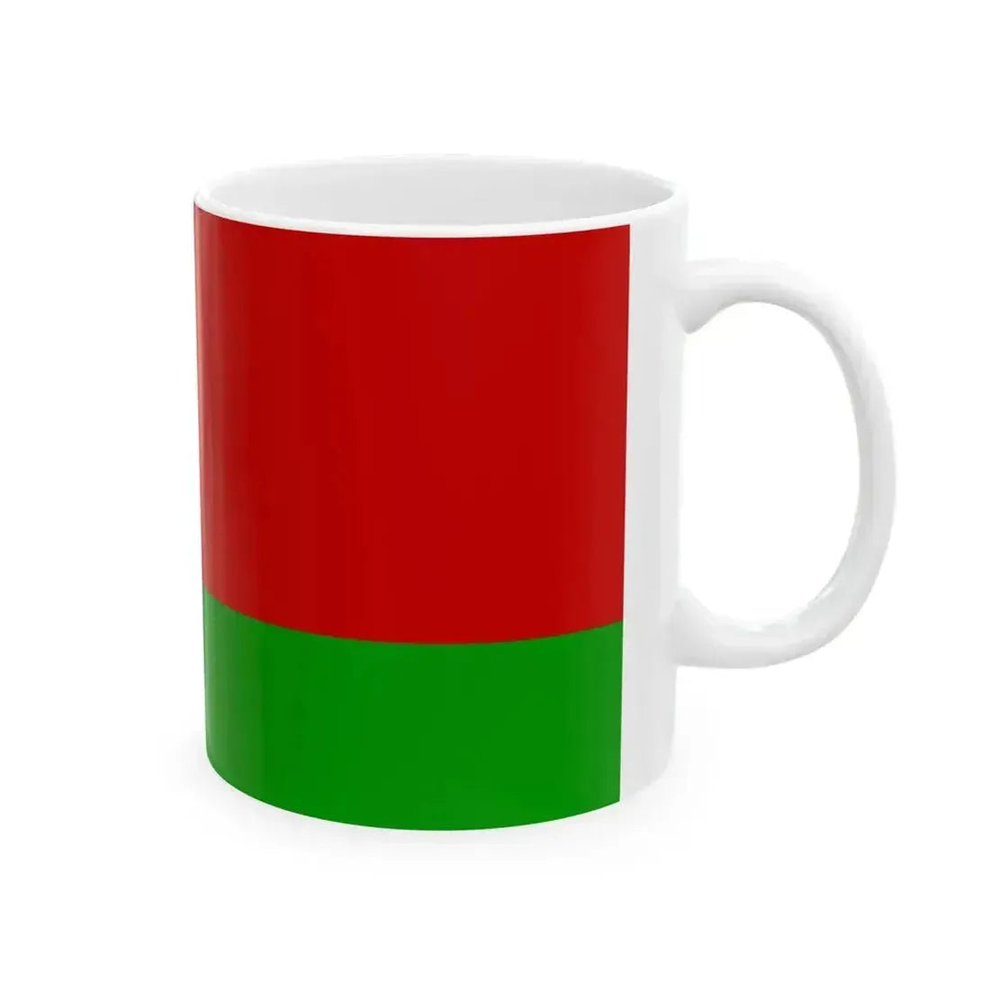 Flag of Belarus 1995-2012 (Belarus) White Coffee Mug - Go Mug Yourself