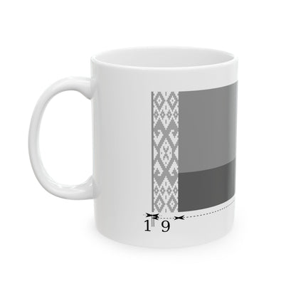 Flag of Belarus 2012 Construction (Belarus) White Coffee Mug-Go Mug Yourself
