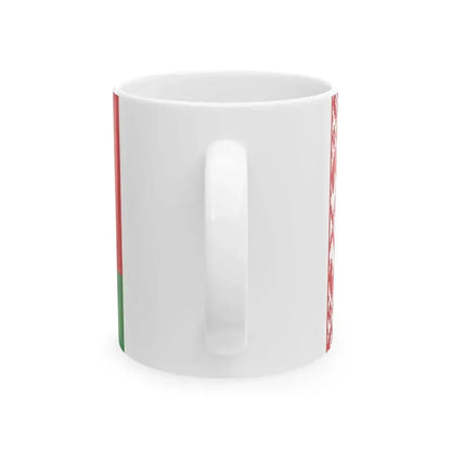 Flag of Belarus 3-2 (Belarus) White Coffee Mug - Go Mug Yourself