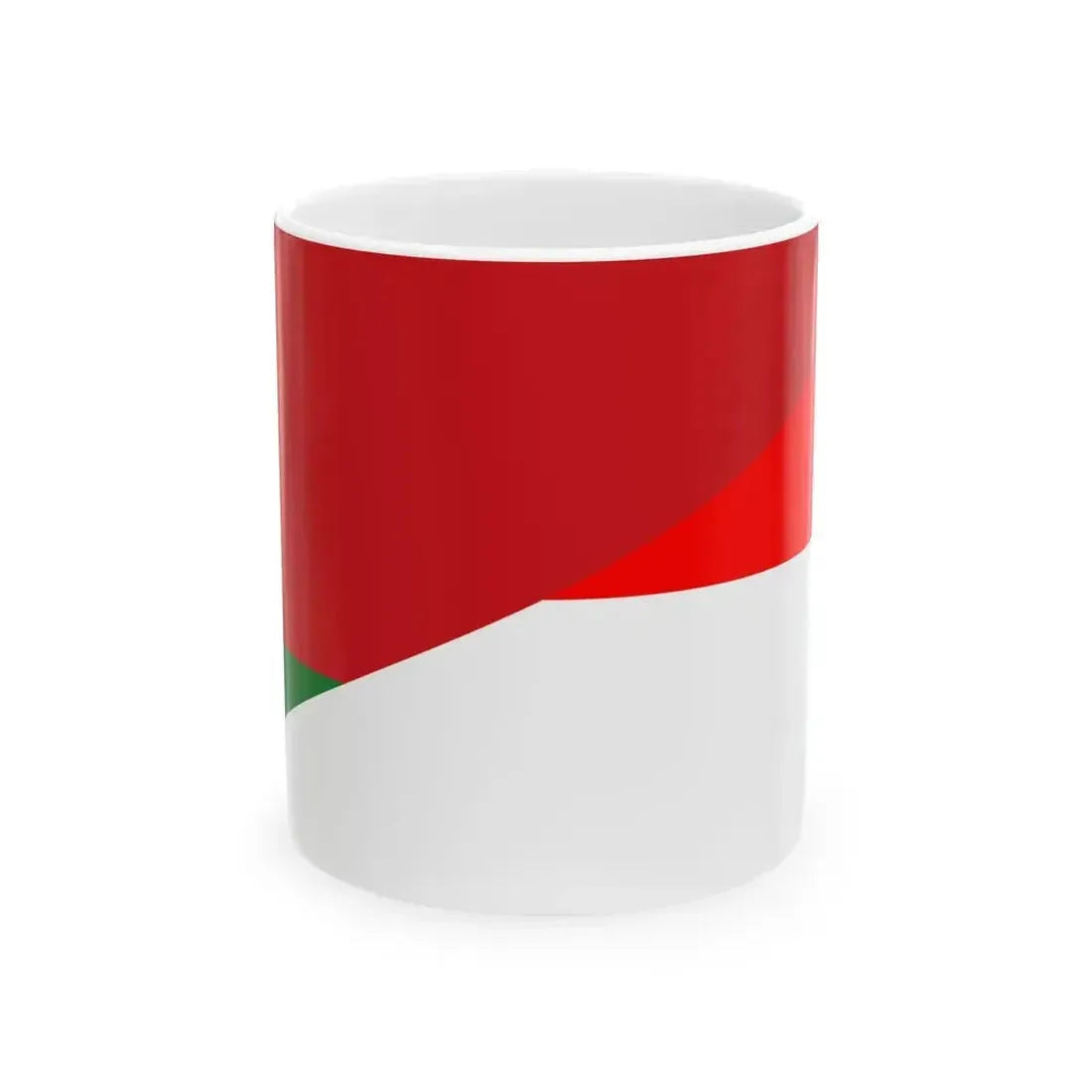 Flag of Belarus and Indonesia (Belarus) White Coffee Mug 11oz - Go Mug Yourself