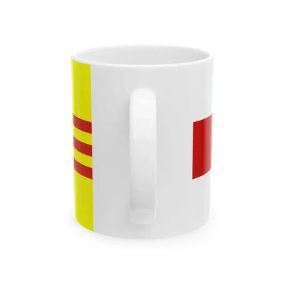 Flag of Belarus and South Vietnam (Belarus) White Coffee Mug - Go Mug Yourself