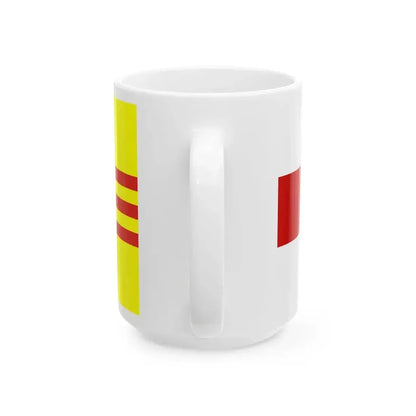 Flag of Belarus and South Vietnam (Belarus) White Coffee Mug - Go Mug Yourself