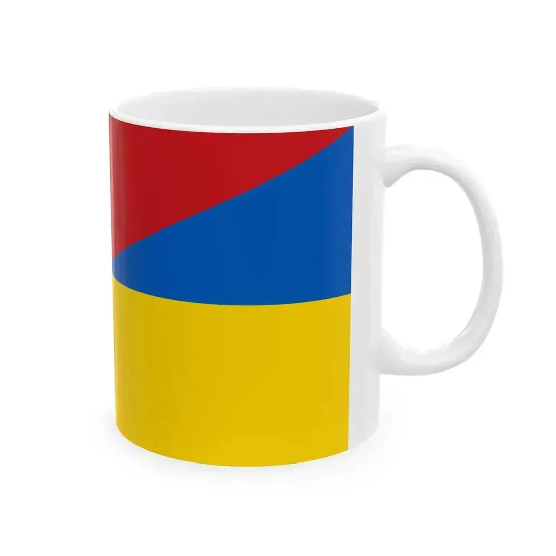 Flag of Belarus and Ukraine (Belarus) White Coffee Mug - Go Mug Yourself