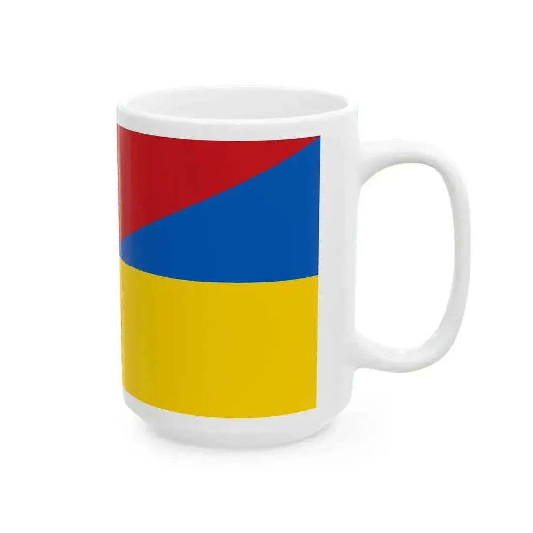 Flag of Belarus and Ukraine (Belarus) White Coffee Mug - Go Mug Yourself