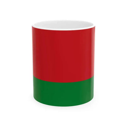 Flag of Belarus (Belarus) White Coffee Mug 11oz - Go Mug Yourself