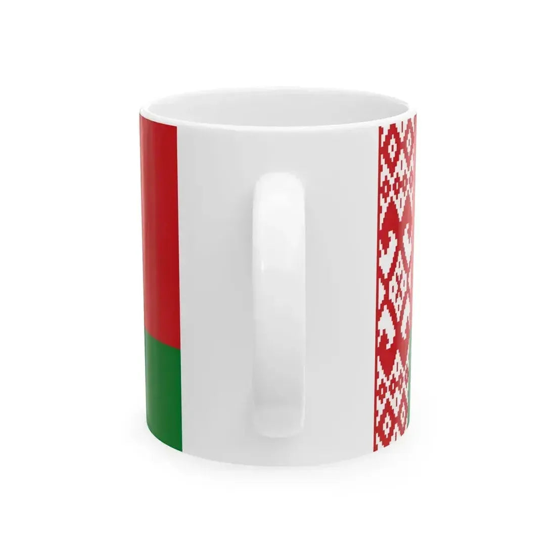 Flag of Belarus (Belarus) White Coffee Mug - Go Mug Yourself
