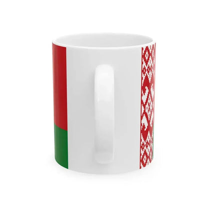 Flag of Belarus (Belarus) White Coffee Mug - Go Mug Yourself